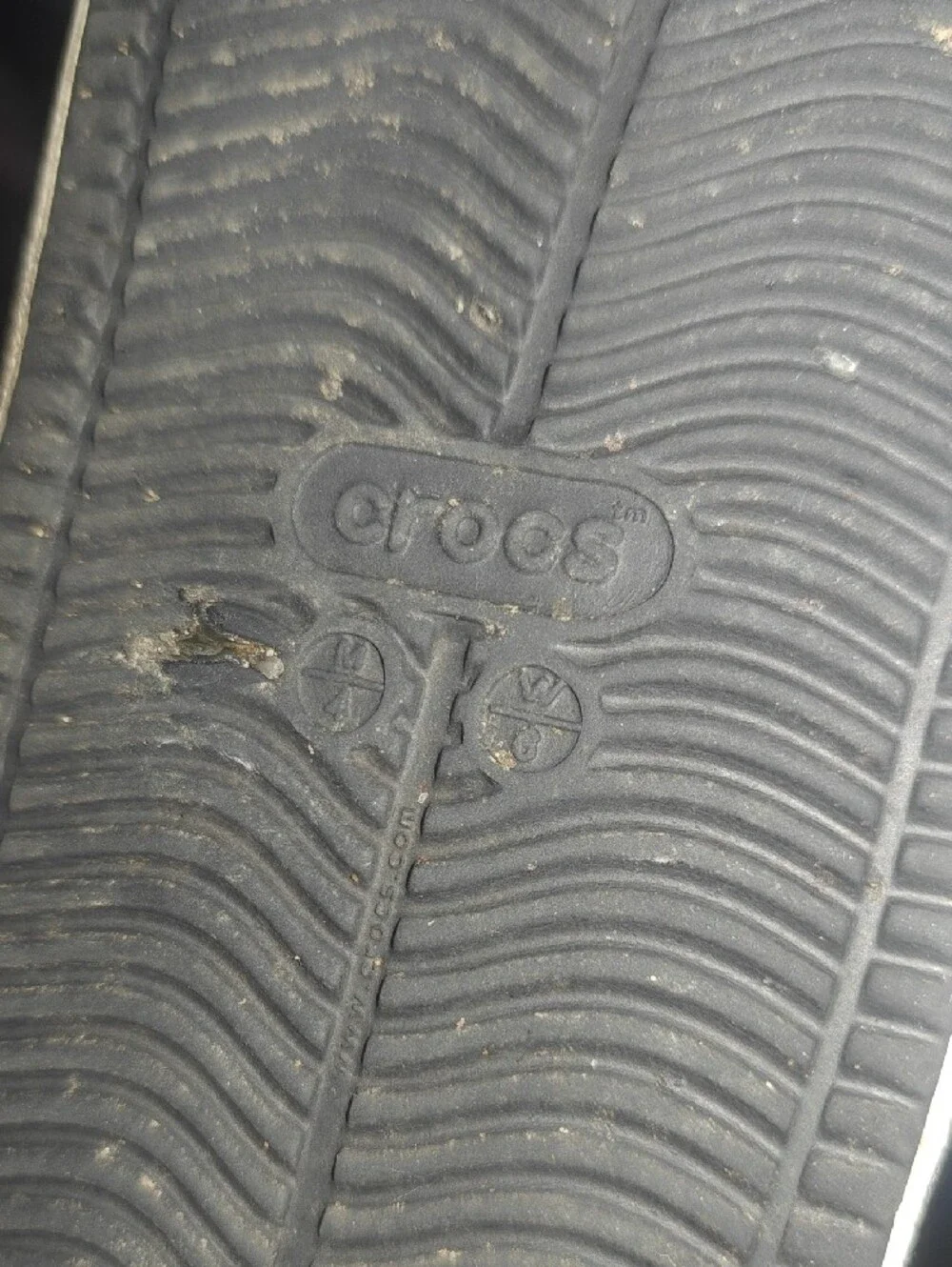 CROCS Black with Disney Characters Used